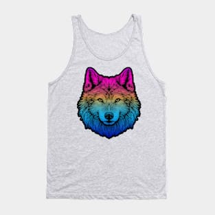 Lone Wolf Sketch RGB Tank Top